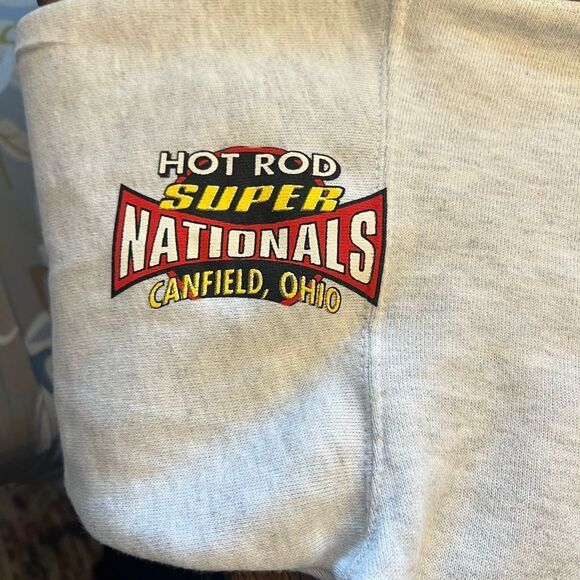 Hot Rod Supernationals vintage Soffe Gray and Purple Graphic Sweatshirt. Boys S - Picture 3 of 7